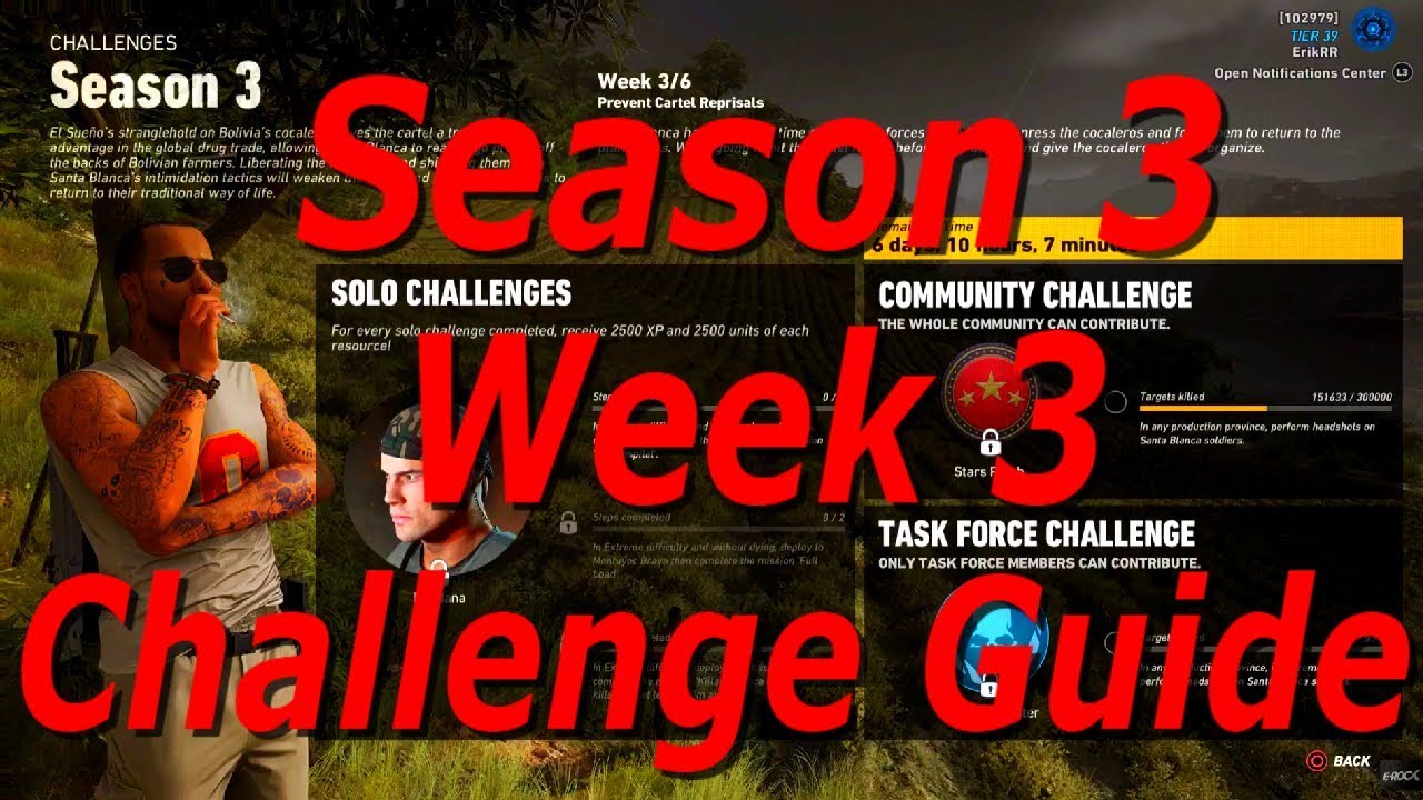 Ghost Recon Wildlands Season 3 Week 3 Challenge Guide.