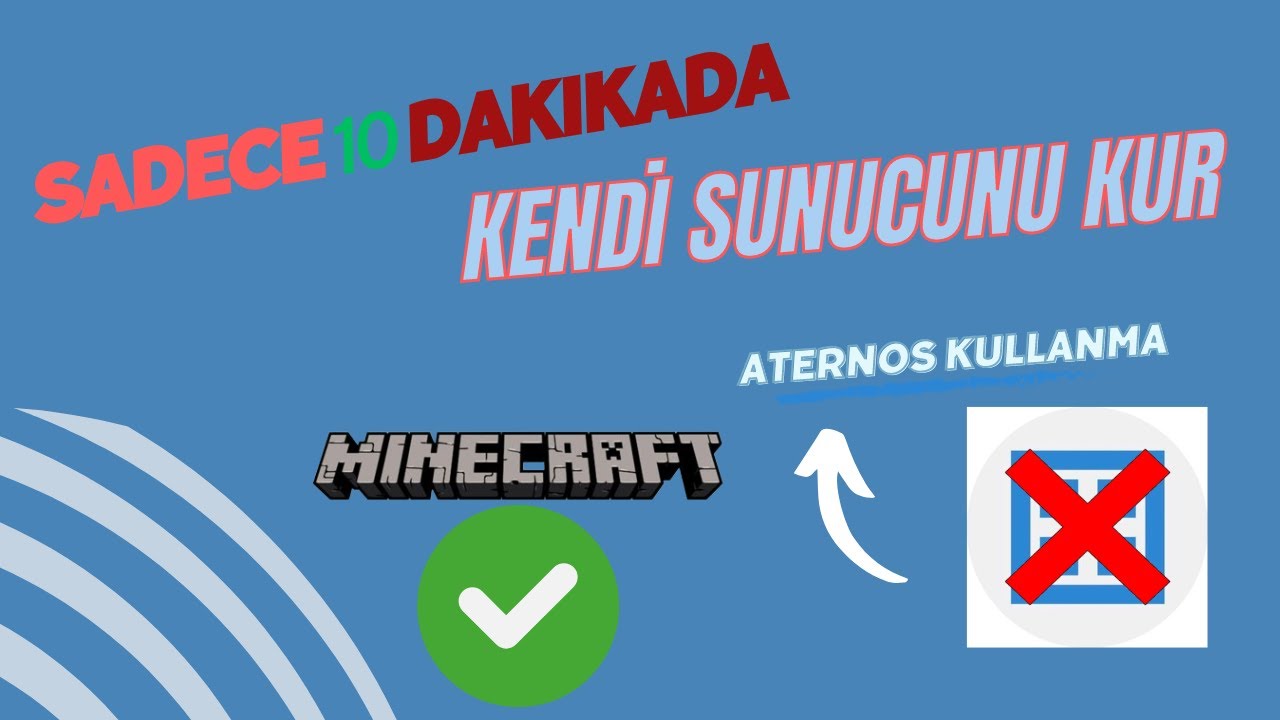 ☆『 MİNECRAFT KENDİ SUNUCUNU OLUŞTUR 』☆ (ATERNOS KULLANMA)