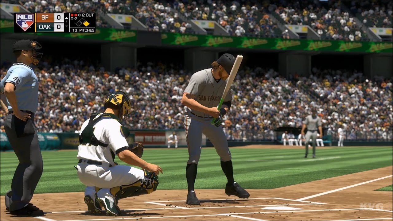 MLB The Show 17 - San Francisco Giants vs Oakland Athletics | Gameplay (PS4 Pro HD) [1080p60FPS]