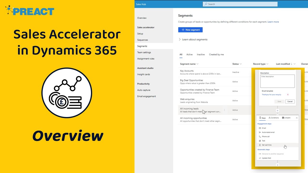 Introduction to Sales Accelerator in Dynamics 365
