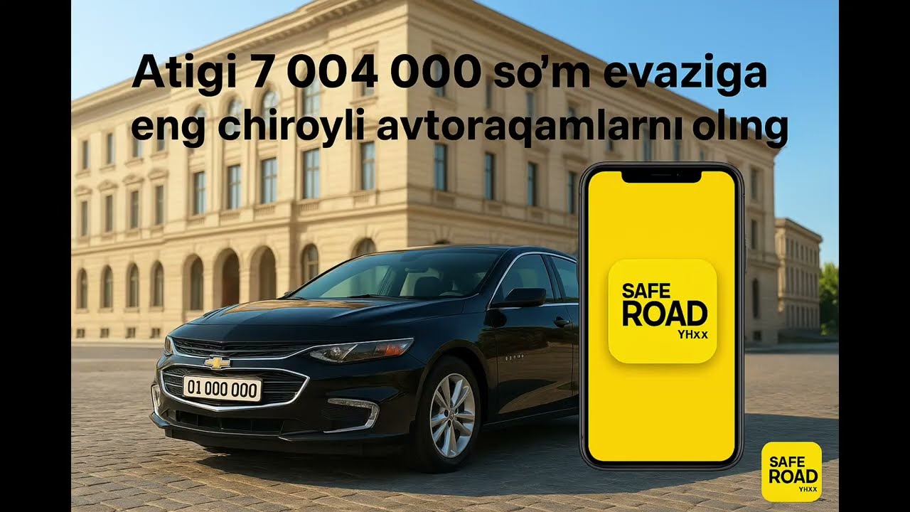 &ldquo;Avtoraqam tanlash va sotib olish &ndash; Saferoad bilan 1 daqiqada!&rdquo;