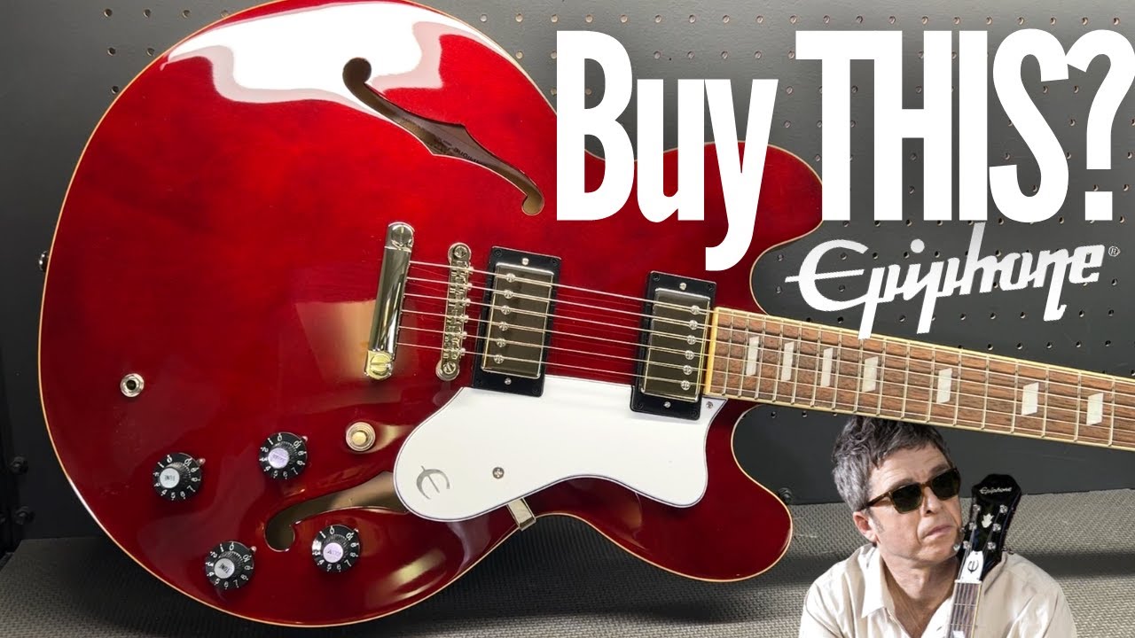 Epiphone Noel Gallagher Riviera ПОЛНЫЙ ОБЗОР
