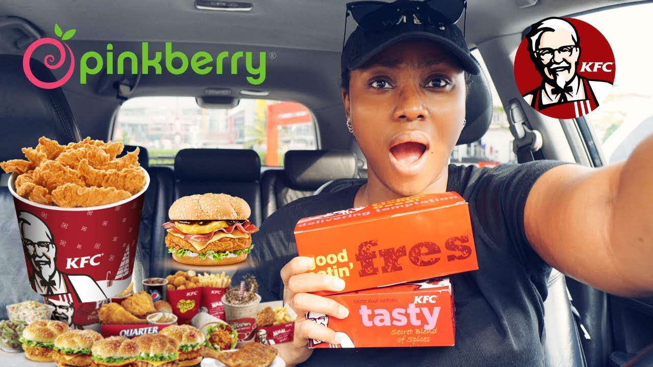 EATING WHAT THE PERSON IN FRONT OF ME ORDERS IN A NIGERIAN DRIVE THROUGH| DIMMA UMEH
