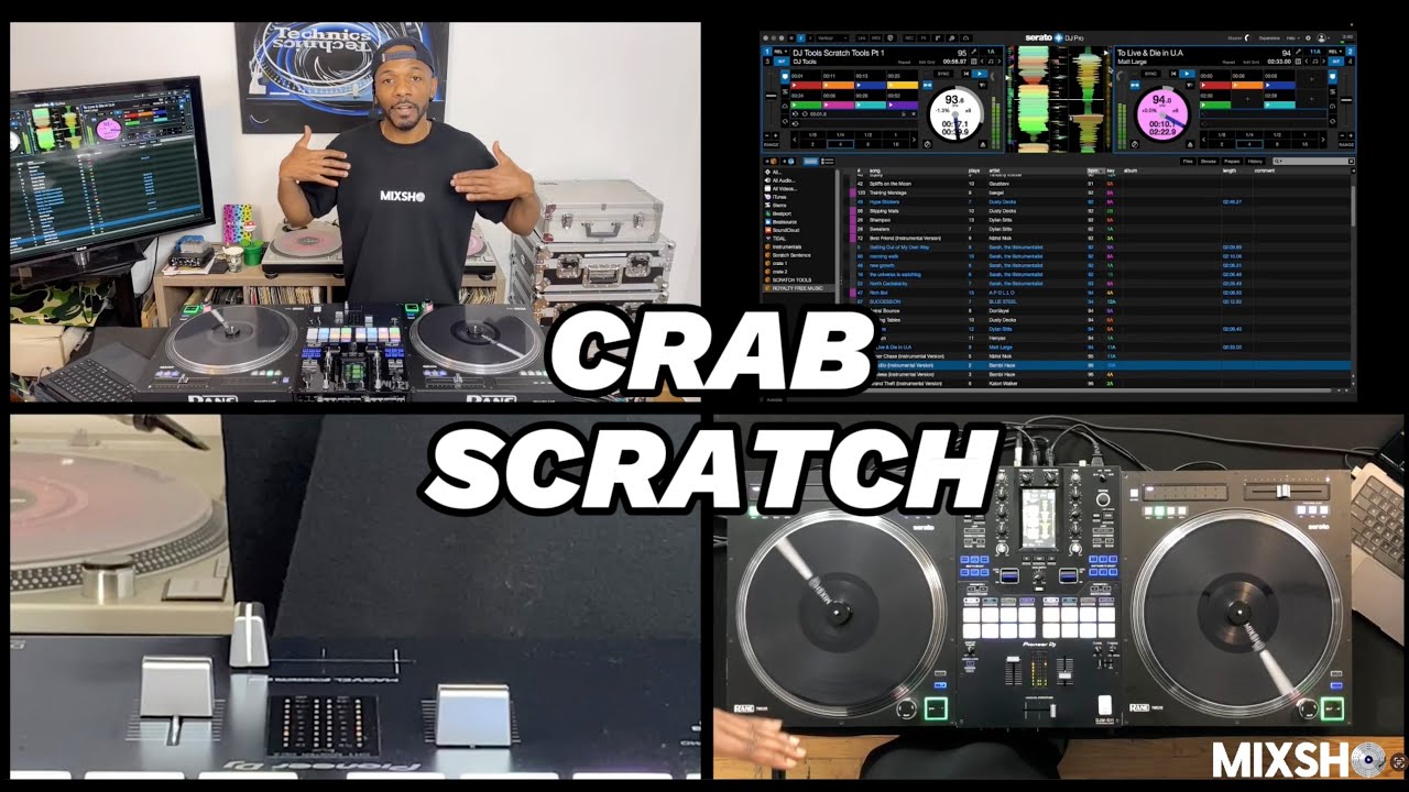 Crab Scratch Tutorial (Multi-Angle Series) w/ @ErnzWorldTV