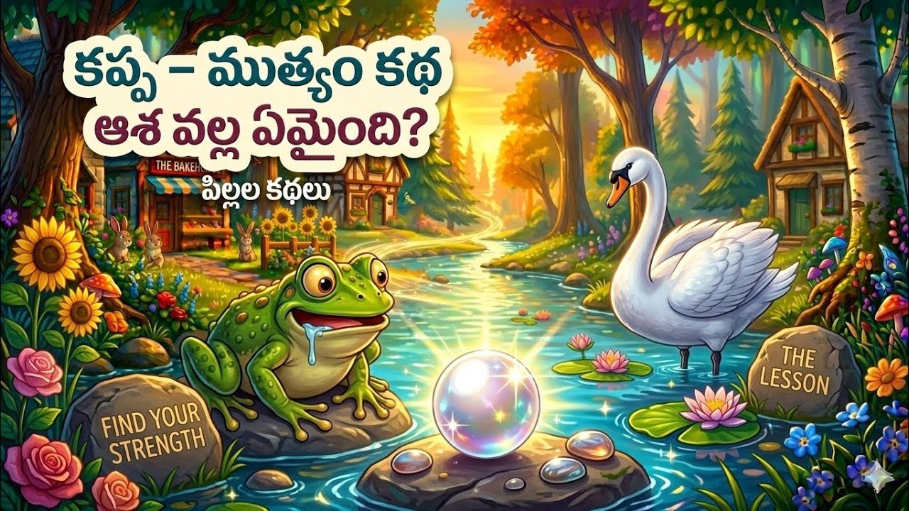 కప్ప – ముత్యం | అత్యాశకు ఇదే ఫలితం | Telugu Moral Story