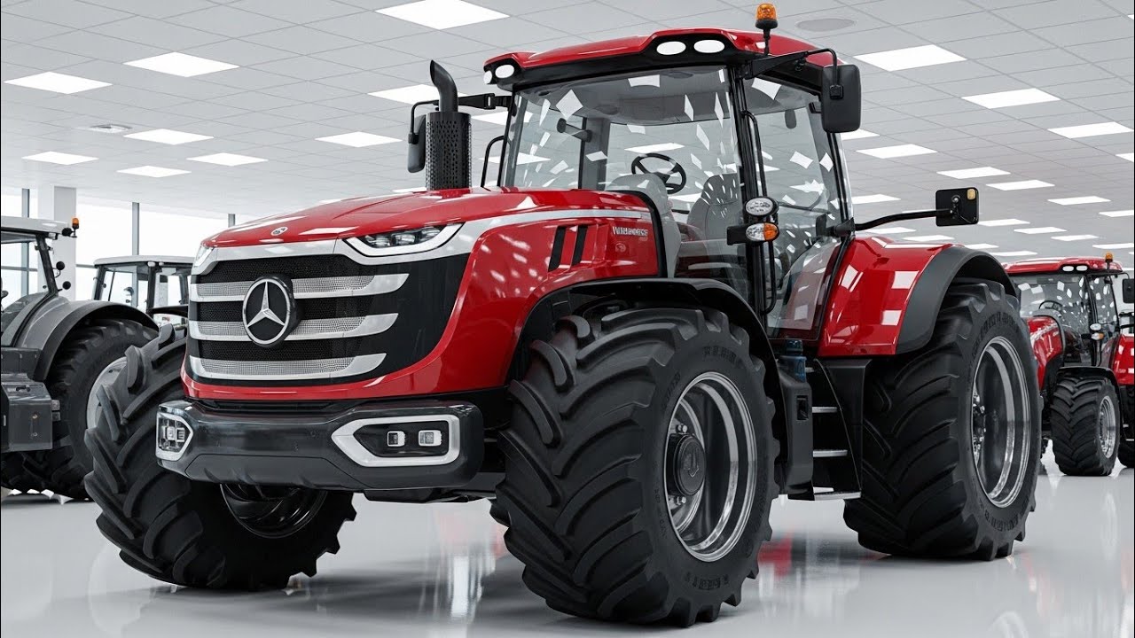 🚜 Unglaublich! Der Neue Rote Mercedes-Benz Traktor 2026 – Die Zukunft der Landwirtschaft ist da! 🔥
