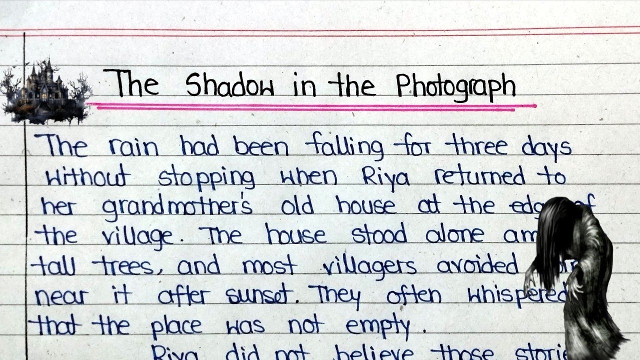 The Shadow In The Photograph | English Horror Story Writing | Scary Story Writing In English 