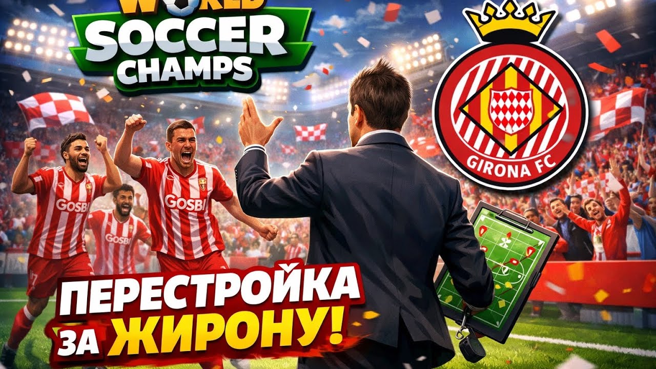 Делаю перестройку за Жирону в World Soccer Champs 3 часть