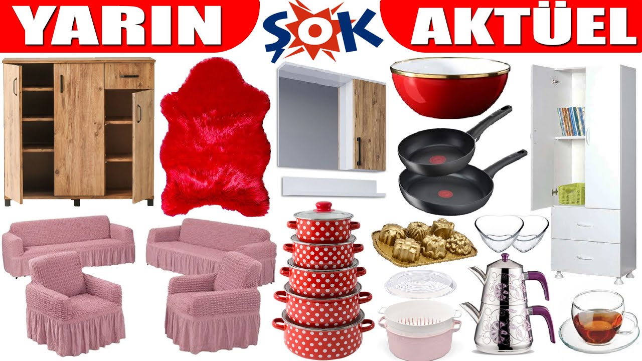 ŞOK GOLD MUTFAK GEREÇLERİ | ŞOK BU HAFTA ÖRGÜ YÜN İPLERİ | ŞOK KAMPANYA ÇEYİZLİK ŞOK