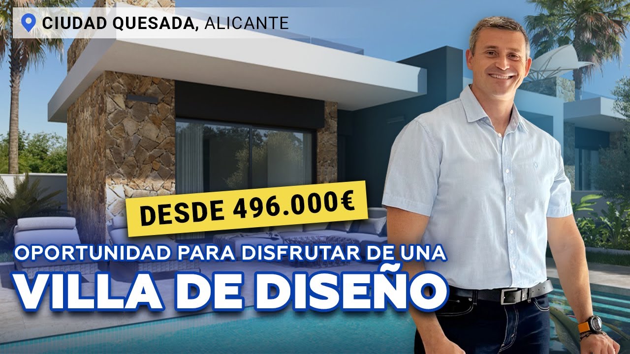 🏘 EXCLUSIVA VILLA DE LUJO NOVA CON PISCINA Y SOLÁRIUM EN CIUDAD QUESADA / Compra tu casa