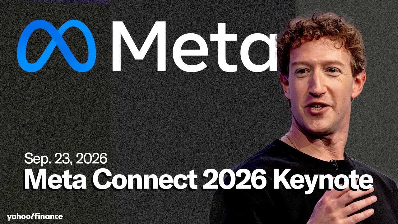 LIVE: Mark Zuckerberg's Meta Connect 2026 keynote