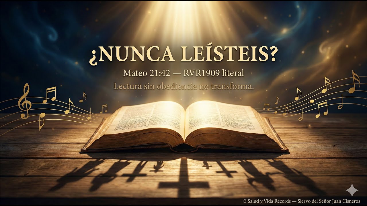 🎵 ¿NUNCA LEÍSTEIS — Mateo 2142 RVR1909