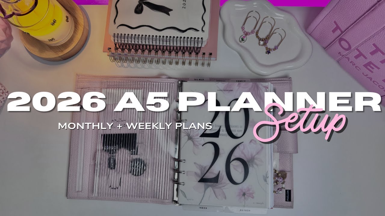 2026 A5 Planner Setup | Moterm | Paper Standards, Cloth and Paper + Get It Done Planner Co