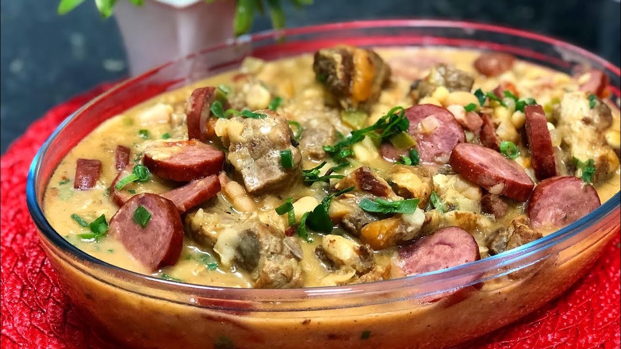 PARA SEU ALMOÇO FEIJÃO BRANCO CAIPIRA DELICIOSO !!! RECEITINHAS COM AMOR ❤️