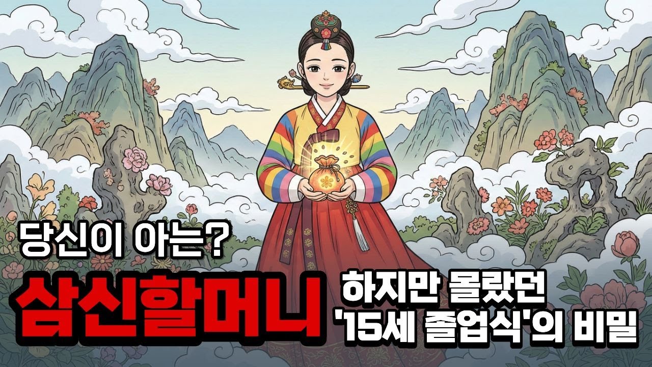 [하루 10분 설화] 당신이 아는 삼신할머니, 15년 동안 당신 곁을 지킨 분 | 옛날이야기 | 신화 | 전설 | 민담 | 설화 | 오디오북 | #몽고반점 #미역국유래 #서천꽃밭