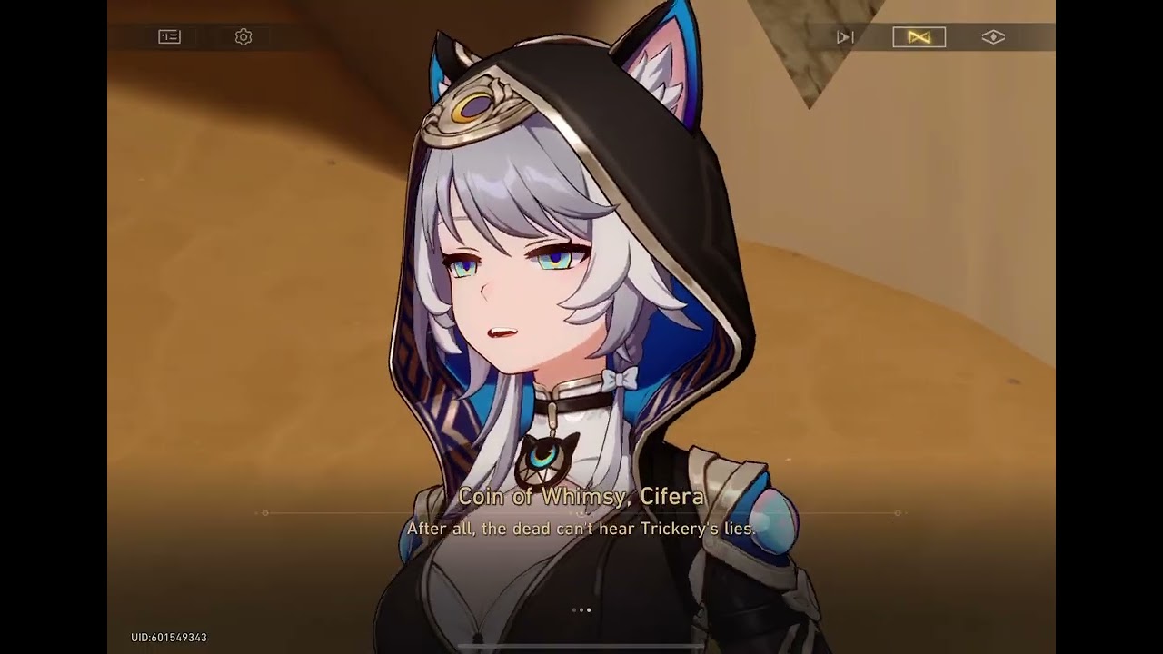 Honkai star rail cipher says Cyrene and evernight look alike 