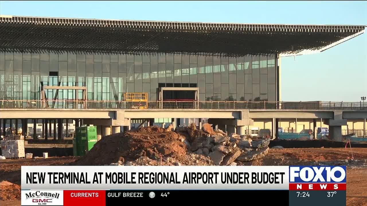 New terminal at Mobile Regional Airport under budget