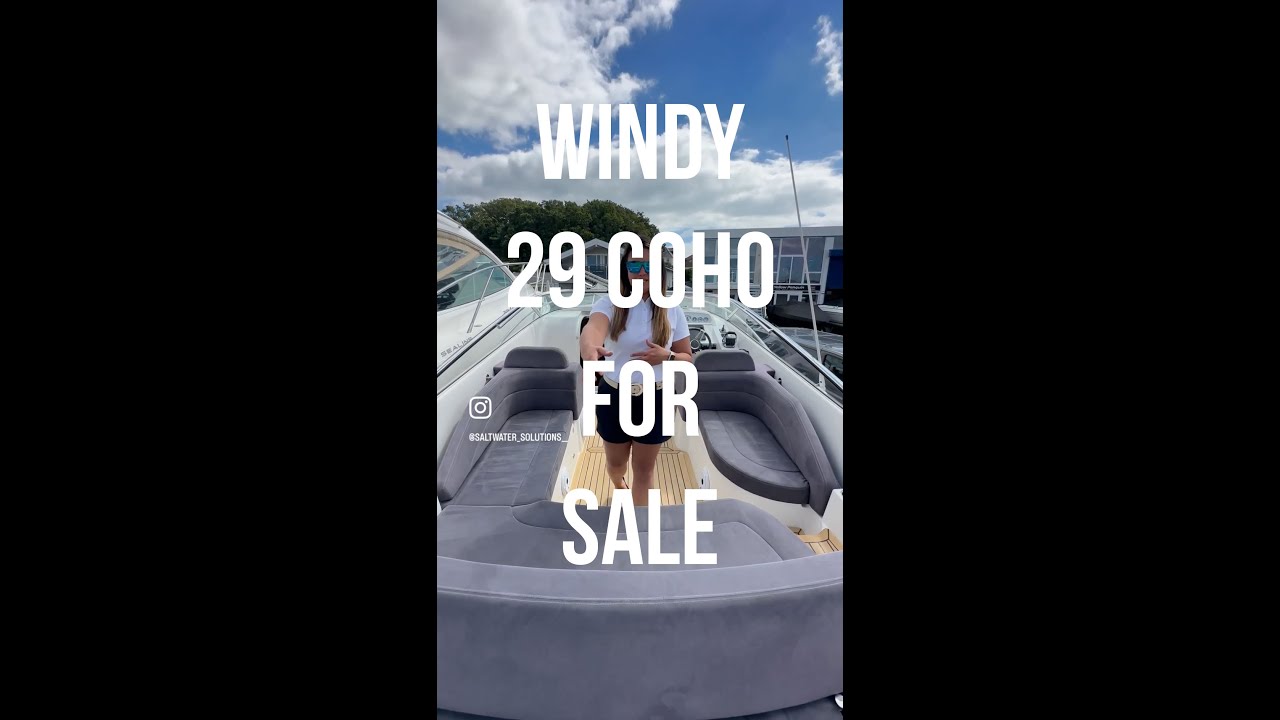 WINDY Boats 29 COHO FOR SALE