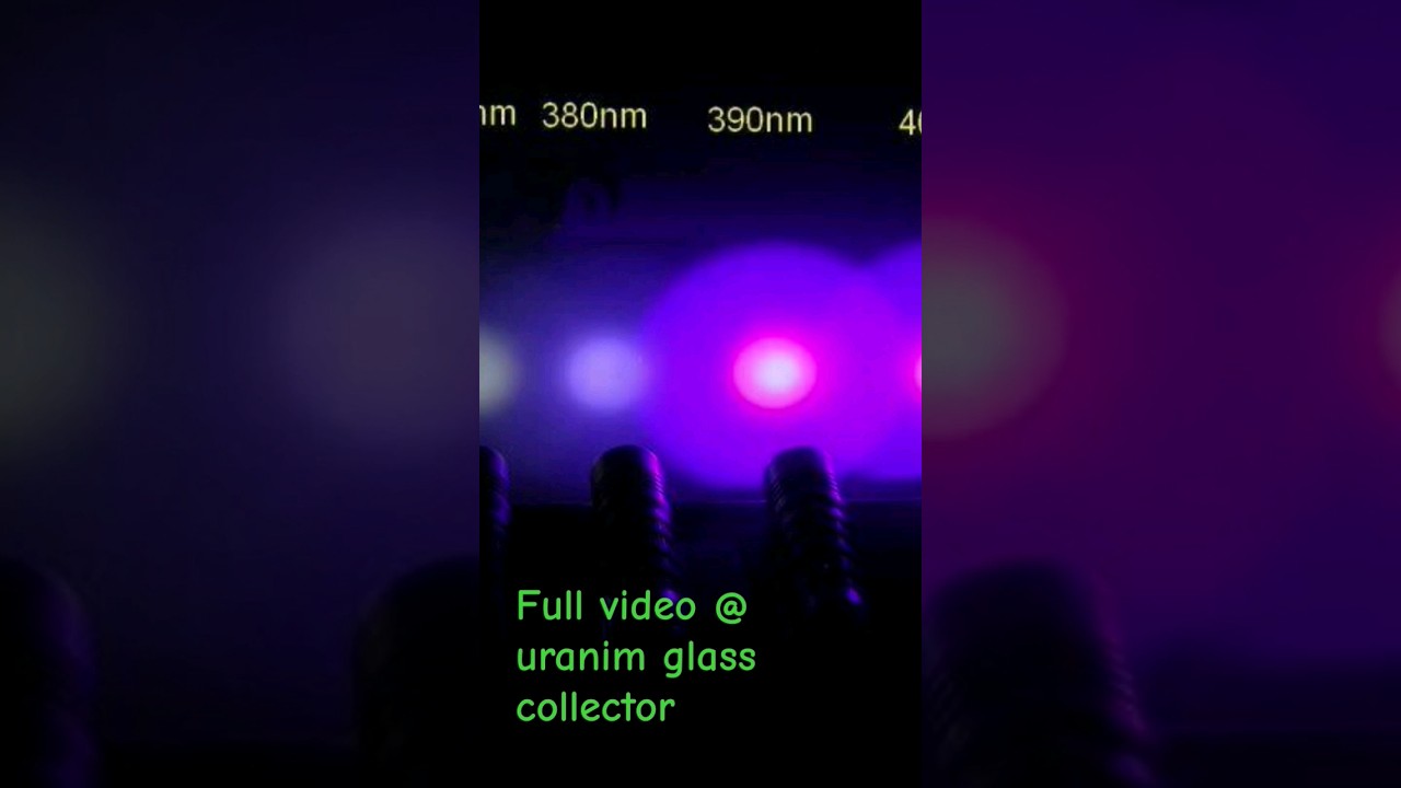 365 vs 395 UV black light