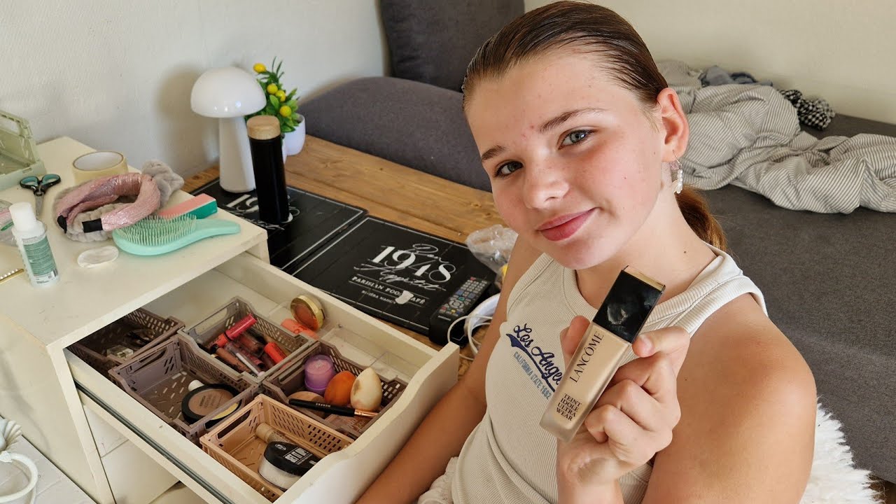 FIAS HÅR/MAKE UP RUTINE💄RYDDE OP🧐ROBOT PLÆNEKLIPPER👏