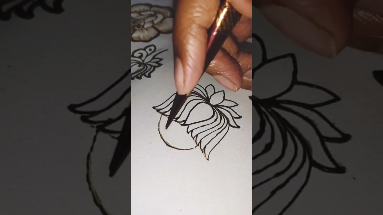 easy way to learn lotus flower 🥰#lotus #lotusflower #viralvideo #viralshort #youtube #ytshorts