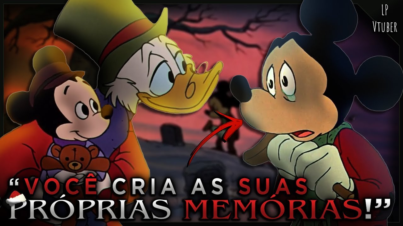 A HISTÓRIA com o MOMENTO MAIS TRISTE DO MICKEY!!! - Um Conto de Natal do Mickey