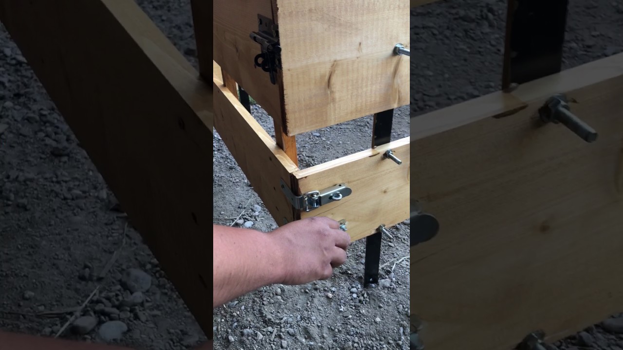 Pr&eacute;sentation de la remorque + les ridelles fait maison