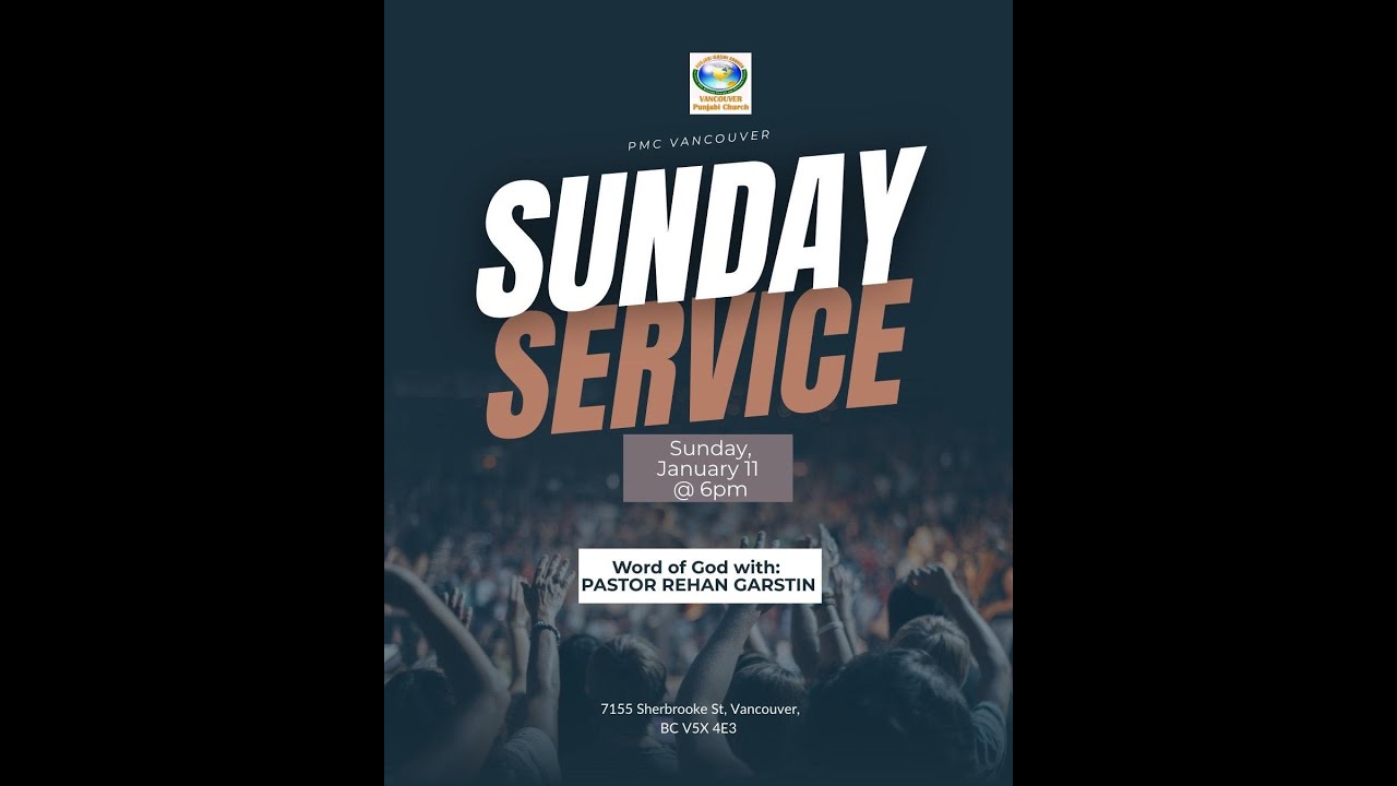 SUNDAY SERVICE | JANUARY 11 2026 | Punjabi Masihi Church Vancouver