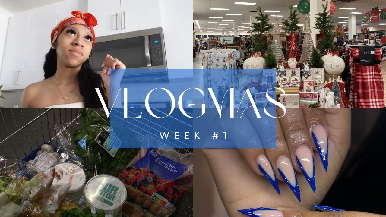 VLOG: Winter Reset( Apartment shopping, cooking, self care & more || VLOGMAS WEEK 1