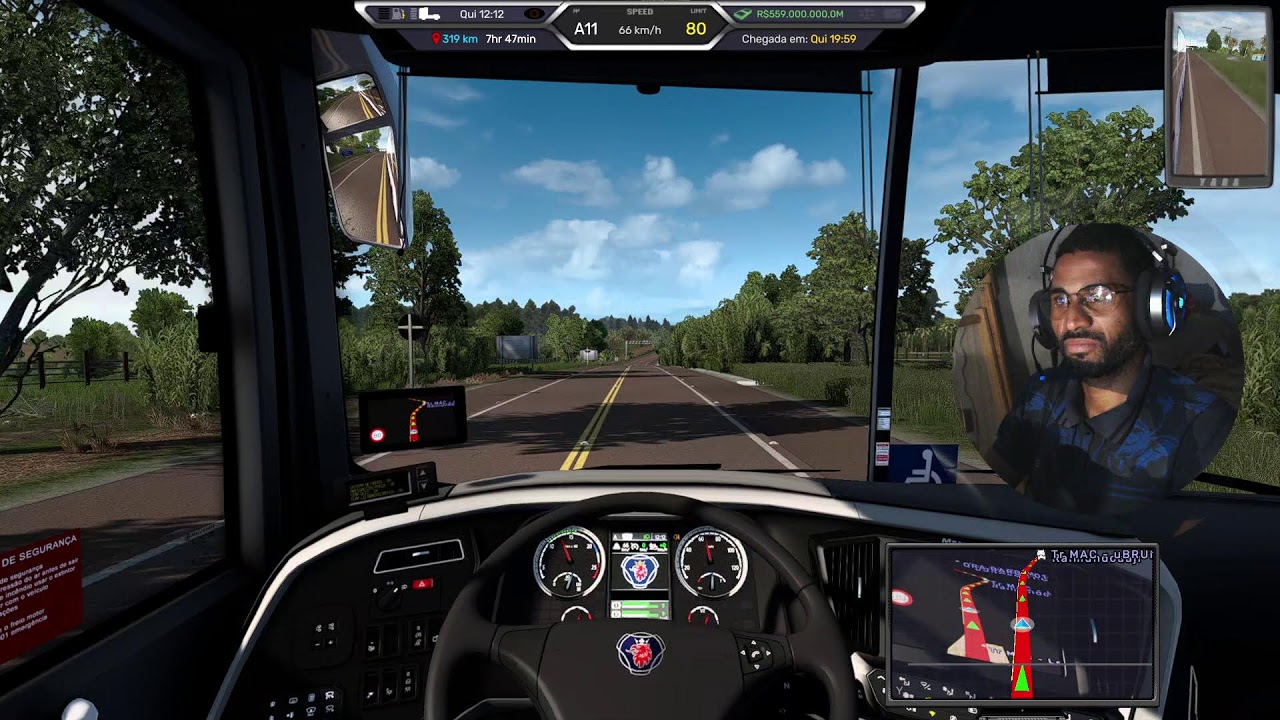 Gameplays Mapa RBR ETS2 XFX 580 8GB #42