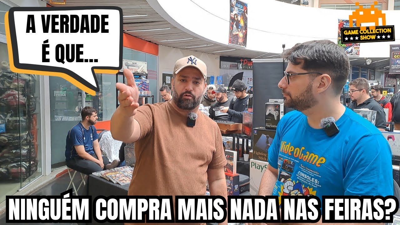 Os Games Retrô Estão ENCALHADOS? Fui Descobrir na Feira do Jabaquara!