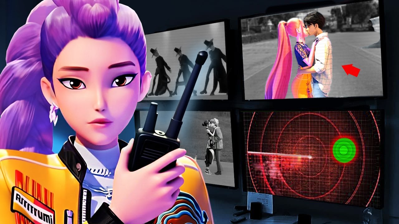 МОЯ КАМЕРА ЗАСНЯЛА ВСЕХ KPOP DEMON HUNTERS С ПОМОЩЬЮ ДРОНА!!