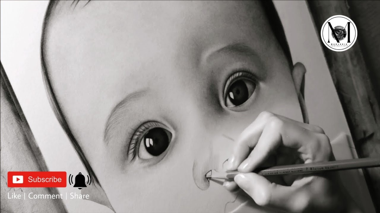 PORTRAIT D'ENFANT ✍️ | HUGO #drawing #portrait #timelapse #dessin #2020
