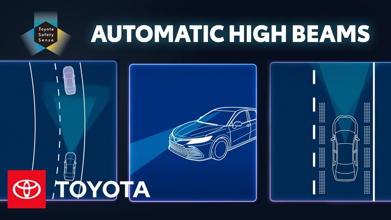 How to Turn On the Automatic High Beams | Toyota Safety Sense 3.0 Guide | Toyota