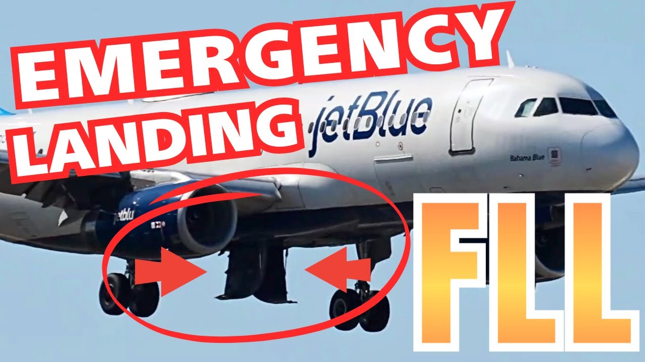 Emergency landing at FLL 10L #aviation #avgeek #airport