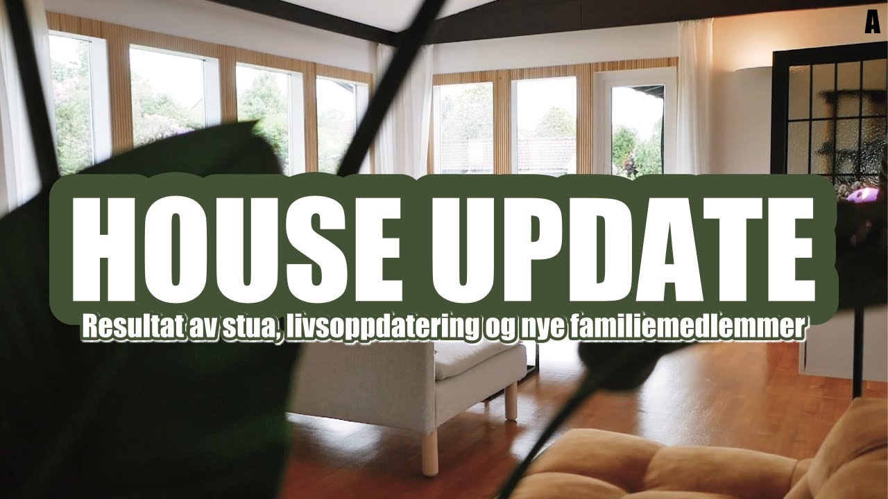 Vlog | Oppdatering på huset og livet, og våre nyeste familiemedlemmer