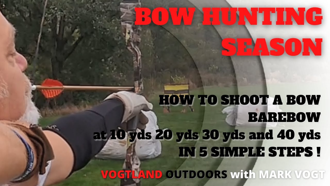 TRADITIONAL ARCHERY | STRING WALKING | HOW TO SHOOT A BOW at 10, 20, 30 and 40 YARDS !
