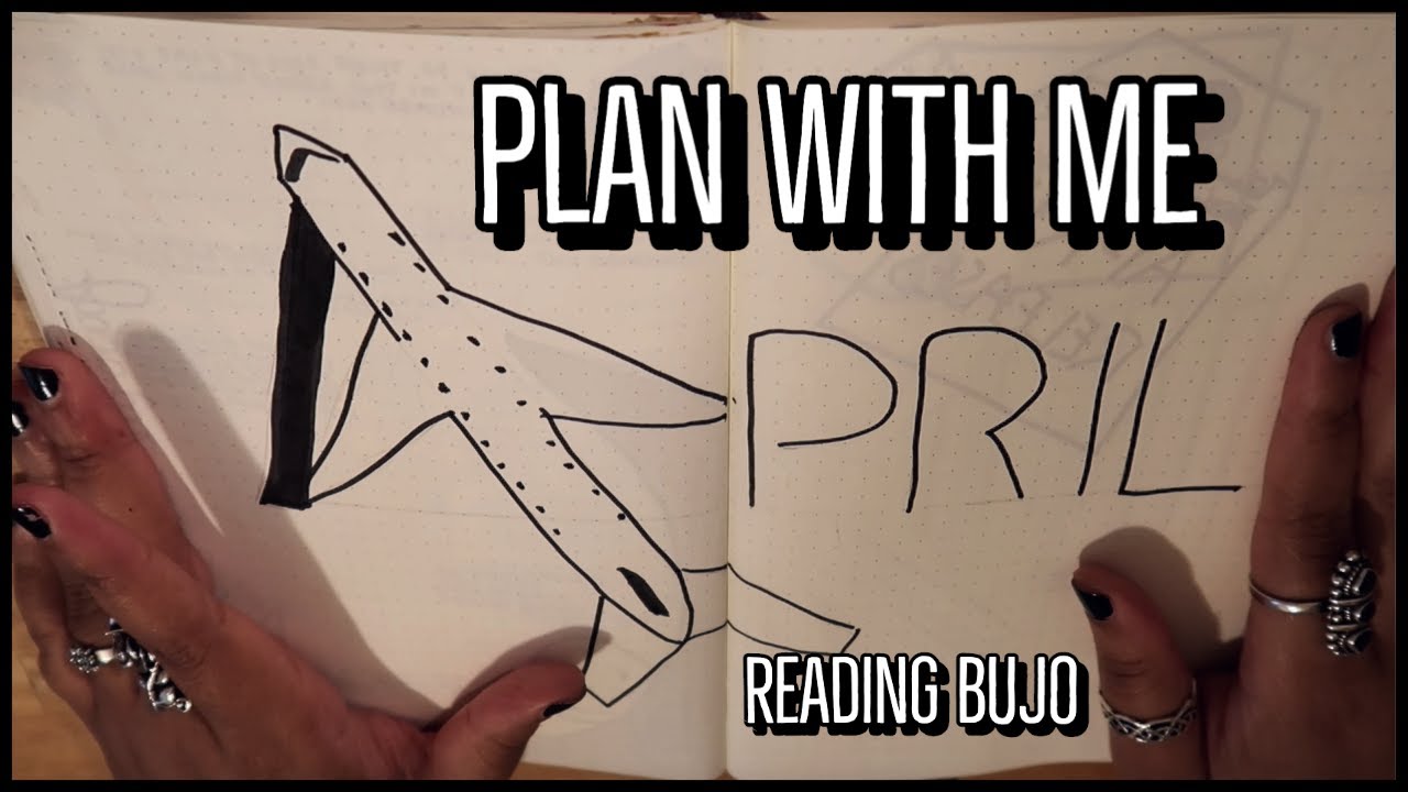 Reading Bujo Flip Through and April Plan With Me✈️