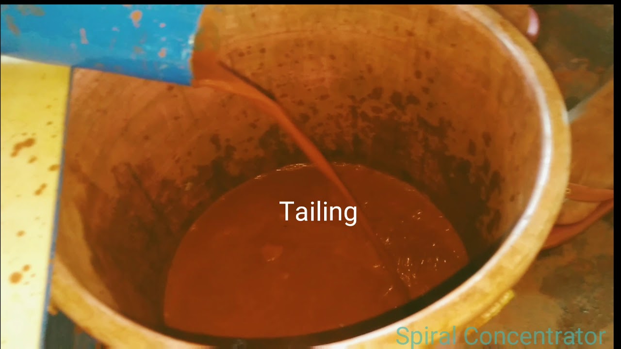 Spiral concentrator