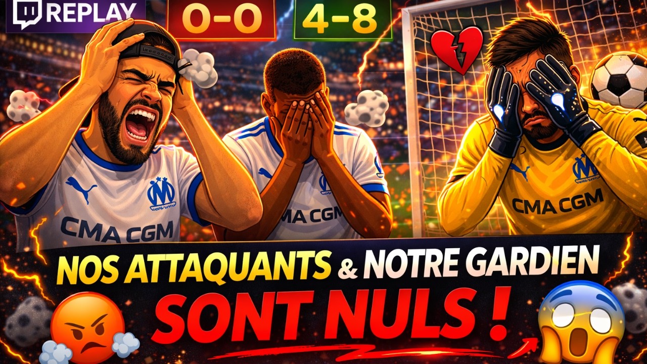 NOS ATTAQUANTS ET NOTRE GARDIEN NOUS ONT ACHEVÉS 😱 | Replay Twitch du 11.03