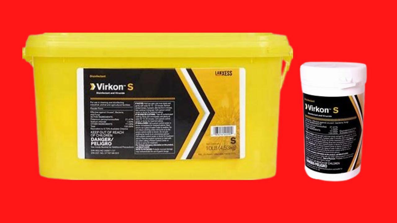 ** SHORT CLIP ** DISINFECT YOUR LOFT WITH VIRKON-S.