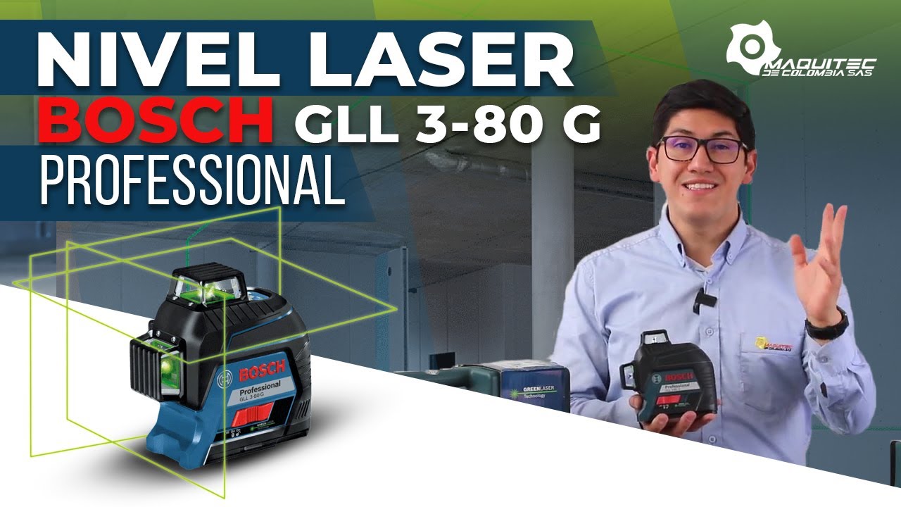 Nivel Bosch GLL 3 80 G Professional - Maquitec