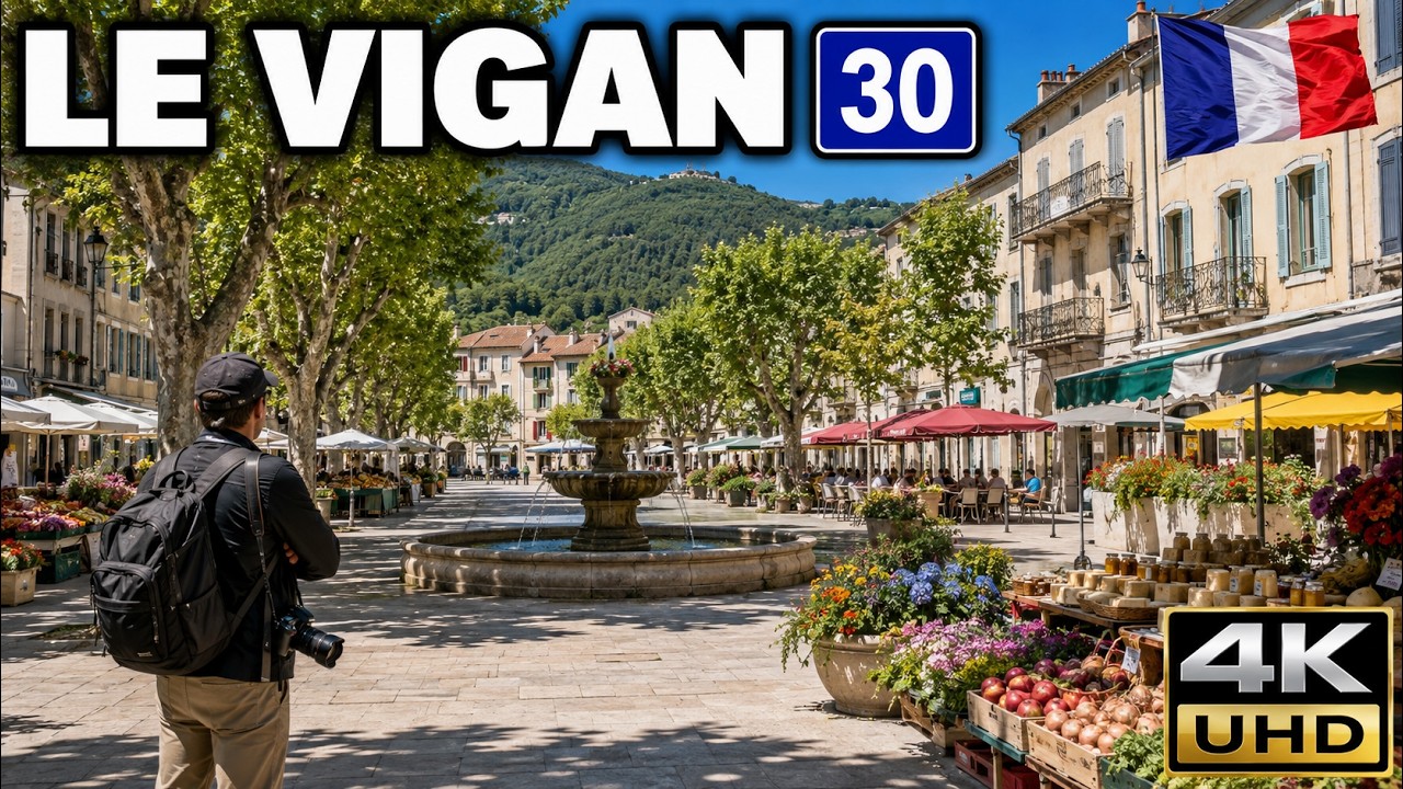 Le Vigan (30) [4k] 255eme video - Le bercail du ch&acirc;teau d'assis