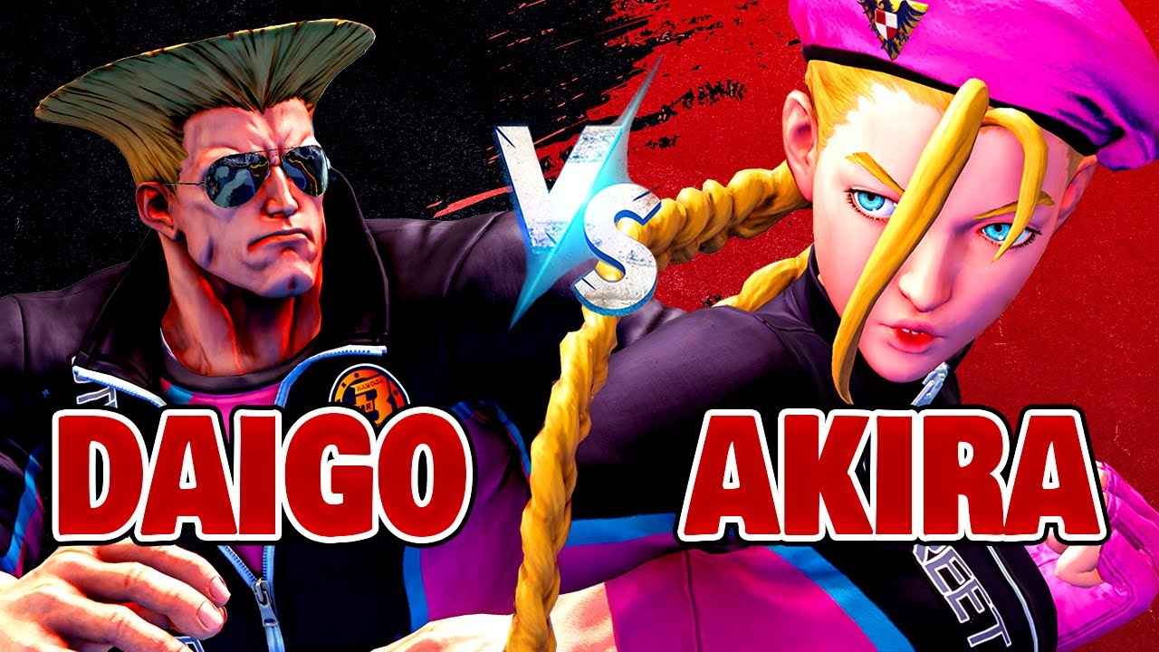 SFV - Guile (Daigo) vs. Cammy (Akira) in 4K/UHD [Street Fighter V]