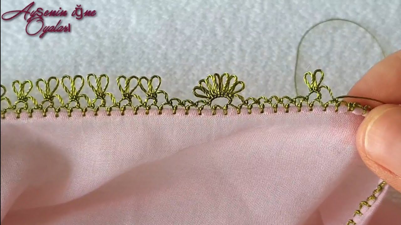 çokça tercik edilen iğne oyası modeli
