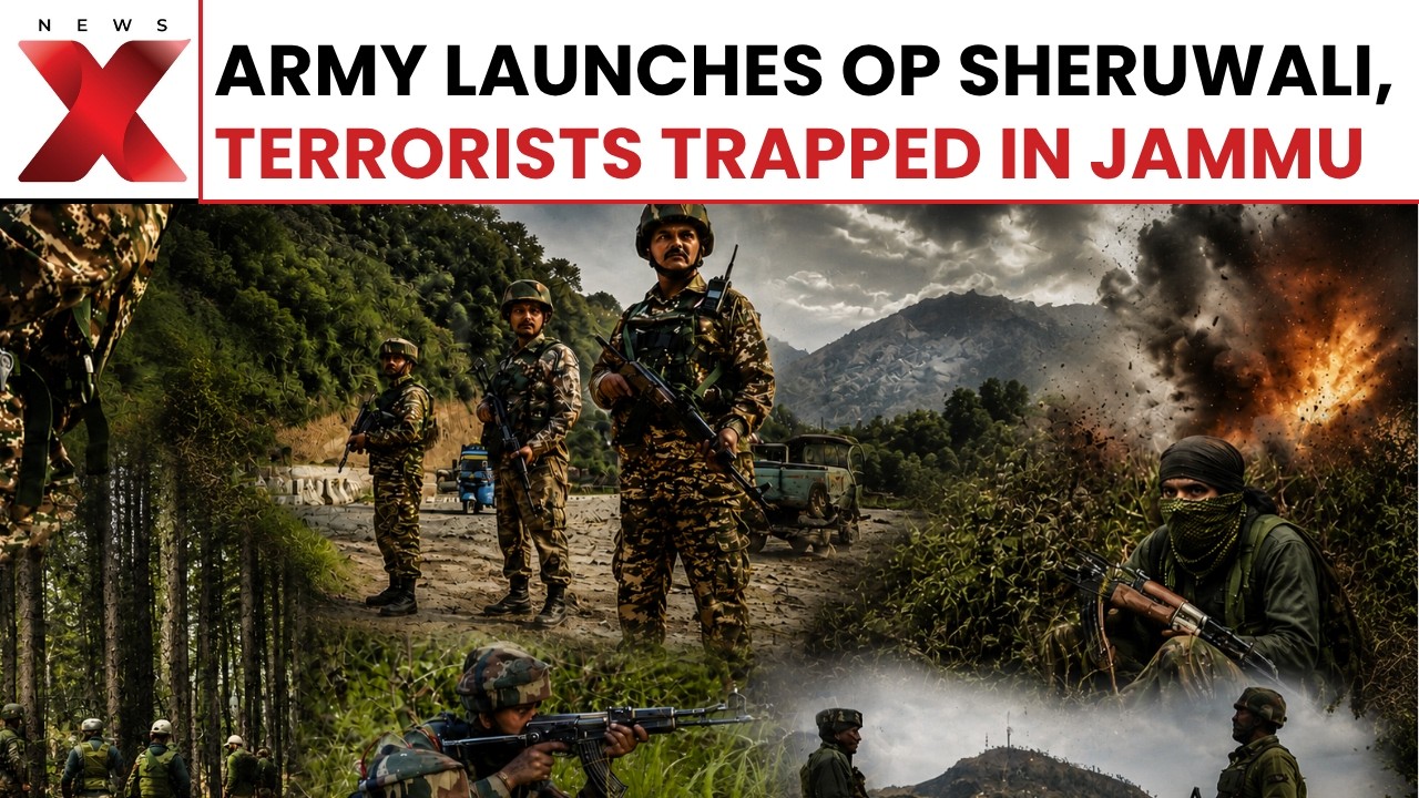 Operation Sheruwali: Indian Army Corners Terrorists In J&K&rsquo;s Rajouri | Encounter Underway | NewsX