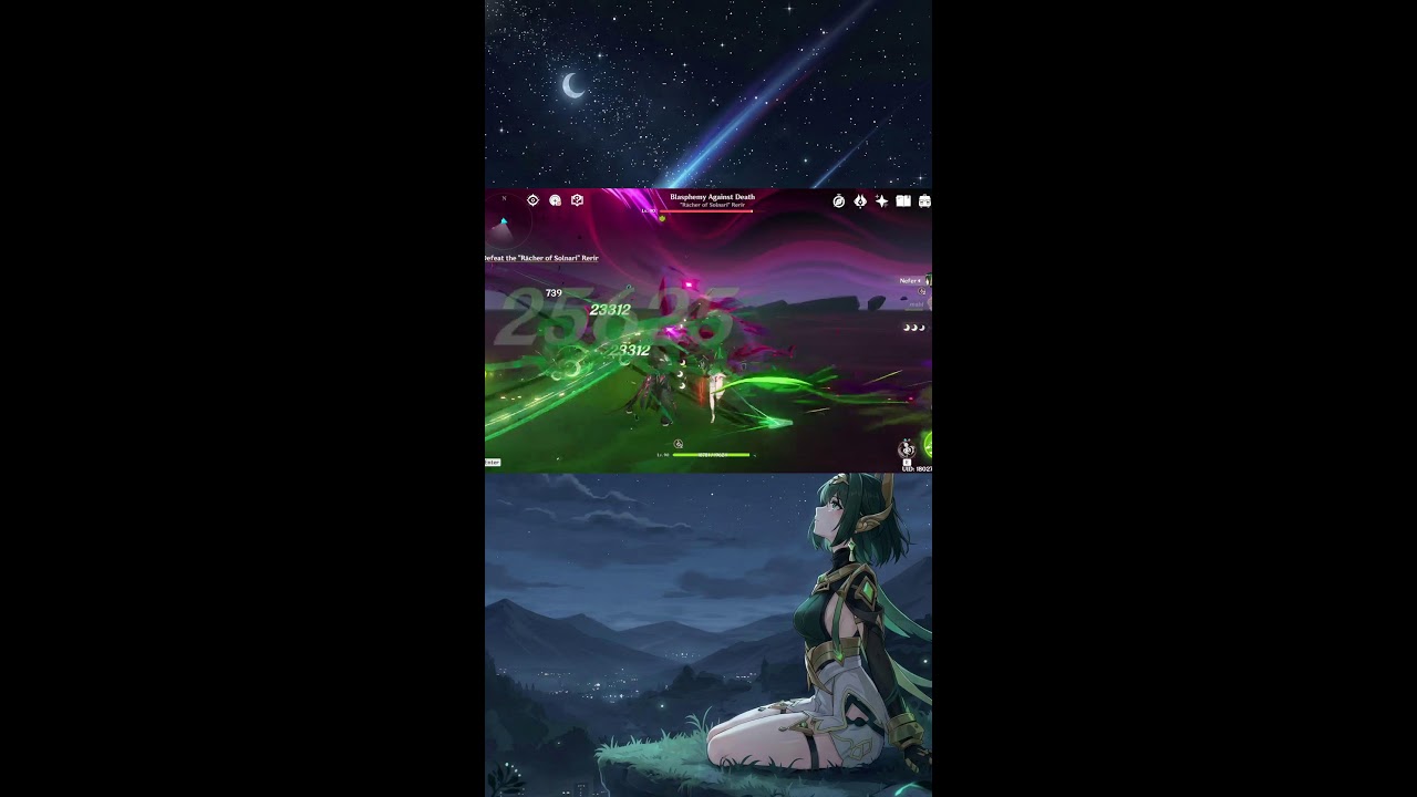 A NOCTURNE OF THE FAR NORTH .  columbina   Genshin impact .