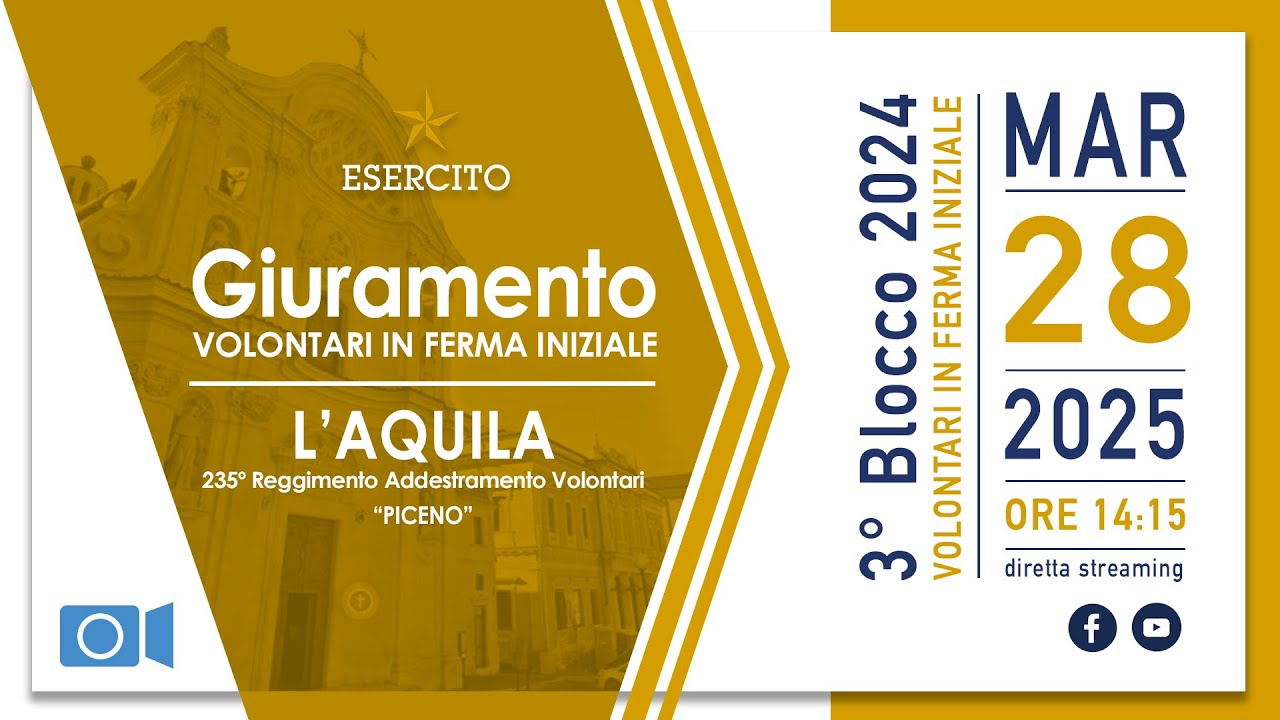 Cerimonia di Giuramento dei VFI del 235° RAV "PICENO" - 3° blocco 2024