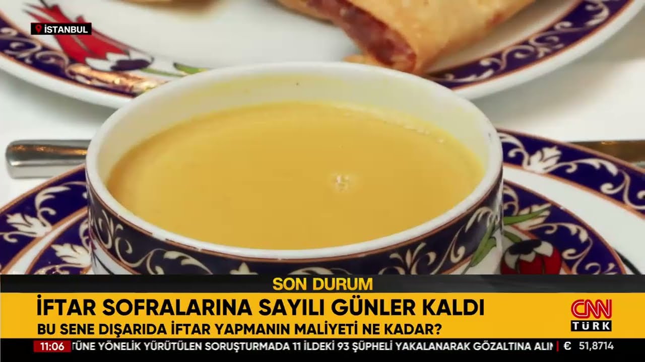 TÜRES Genel Başkanı Ramazan Bingöl, CNN Türk'te iftar menülerini yorumladı