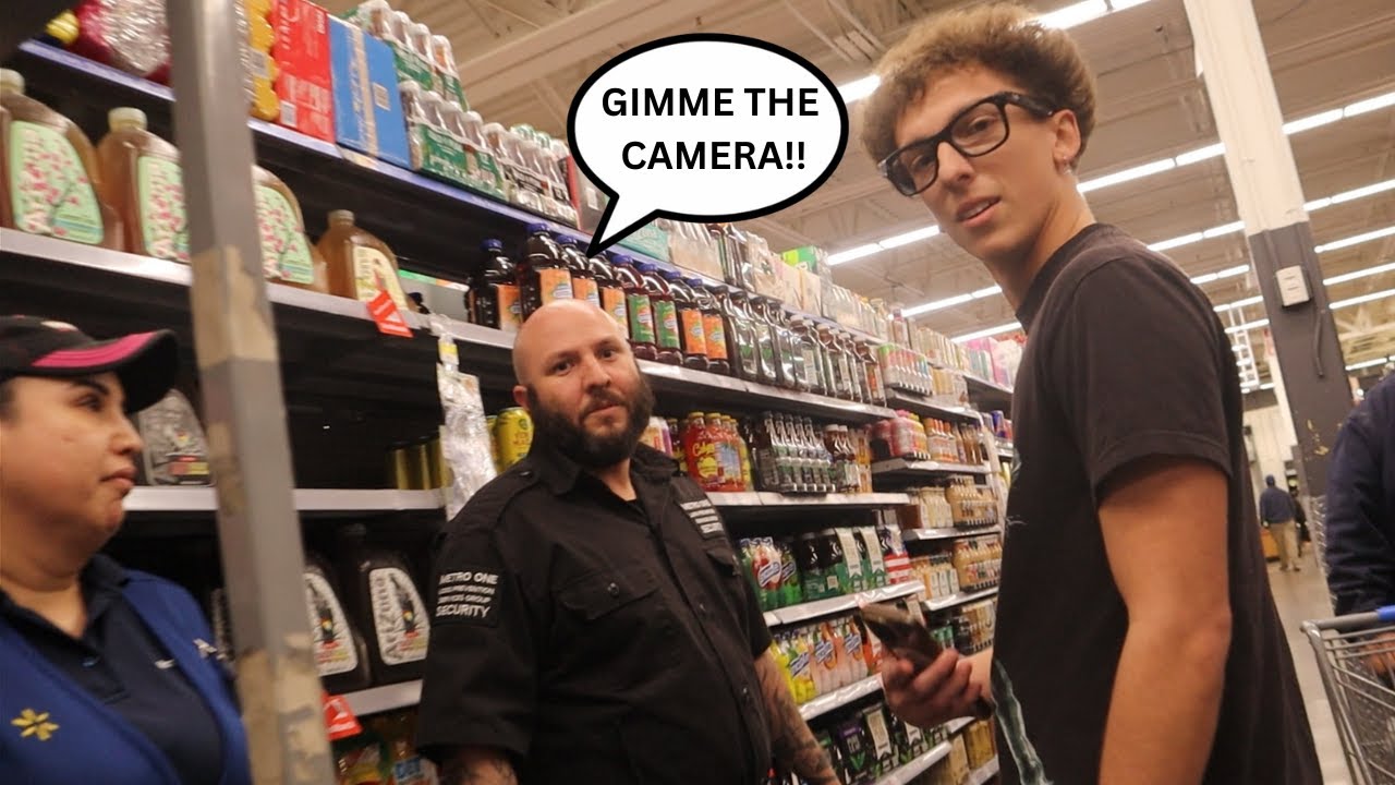 Angry Security Guard Tries Grabbing My Camera!